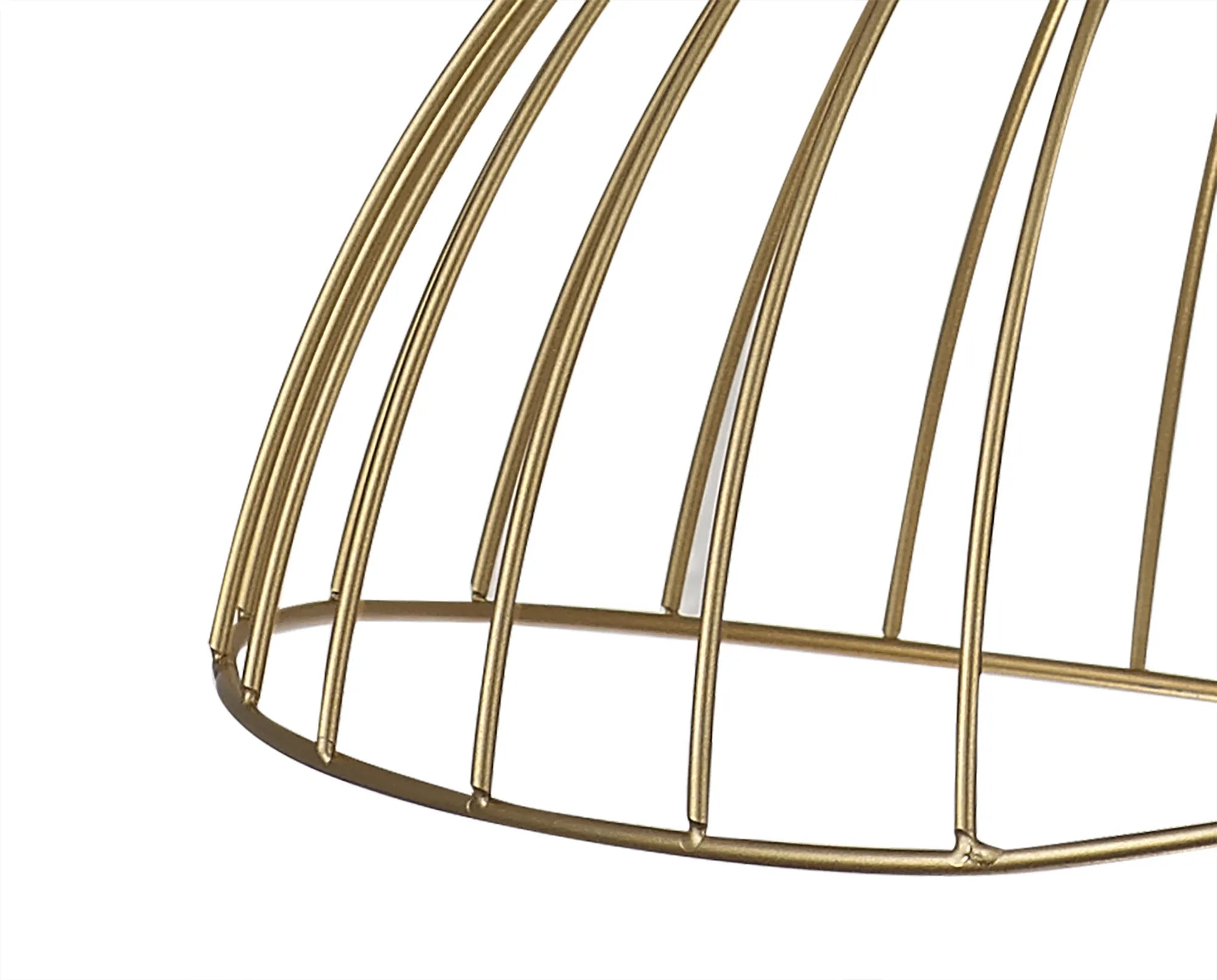 Halstead Dome Pendant - Painted Gold