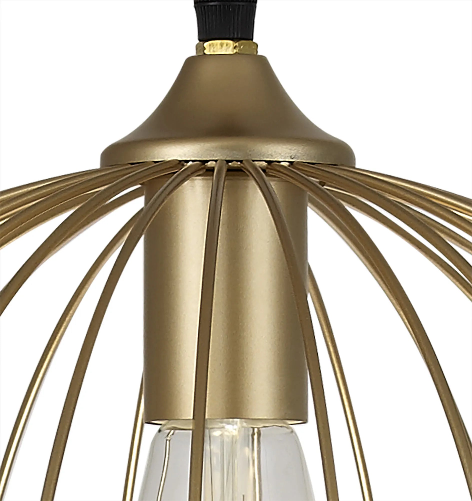 Halstead Dome Pendant - Painted Gold