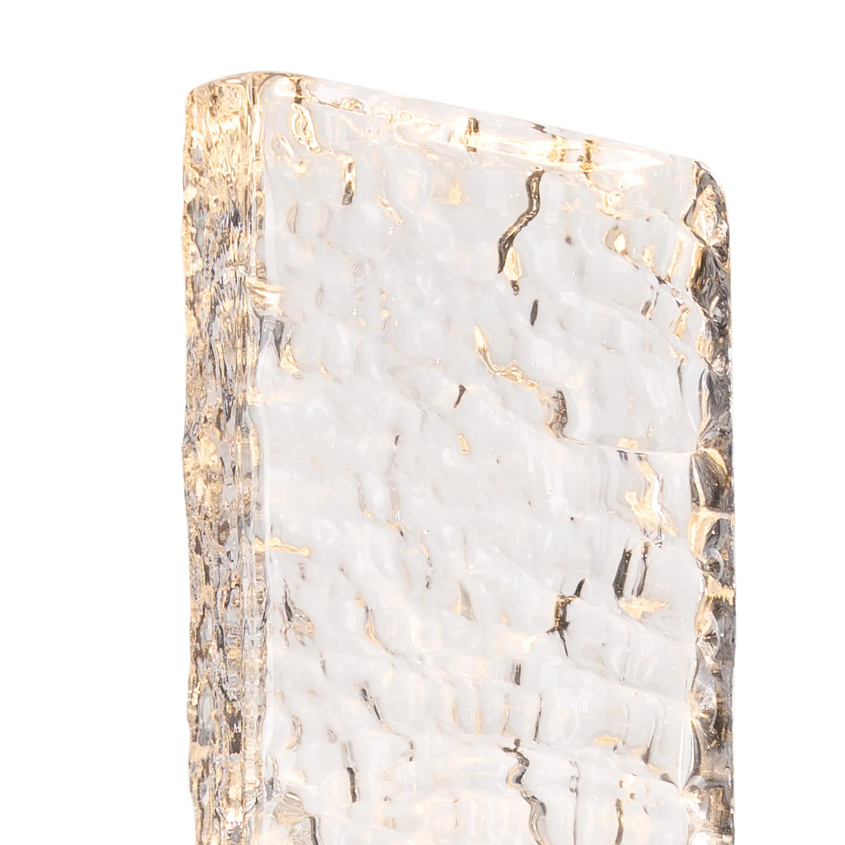 Fabula Havant IP65 Up/Down LED Wall Light – Black & Seiche Textured Glass