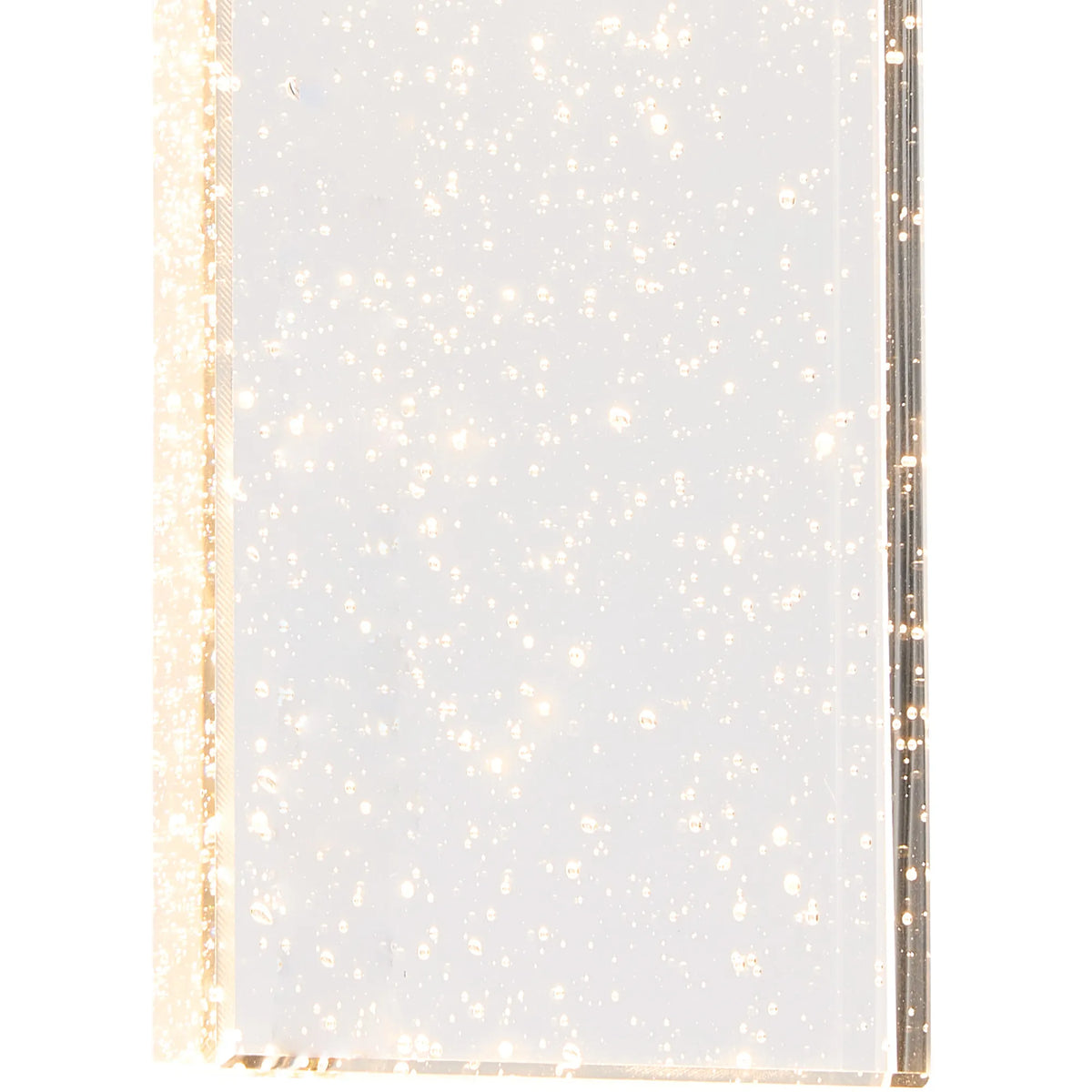 Fabula Havant IP65 Up/Down LED Wall Light – Cacao & Bubble Glass