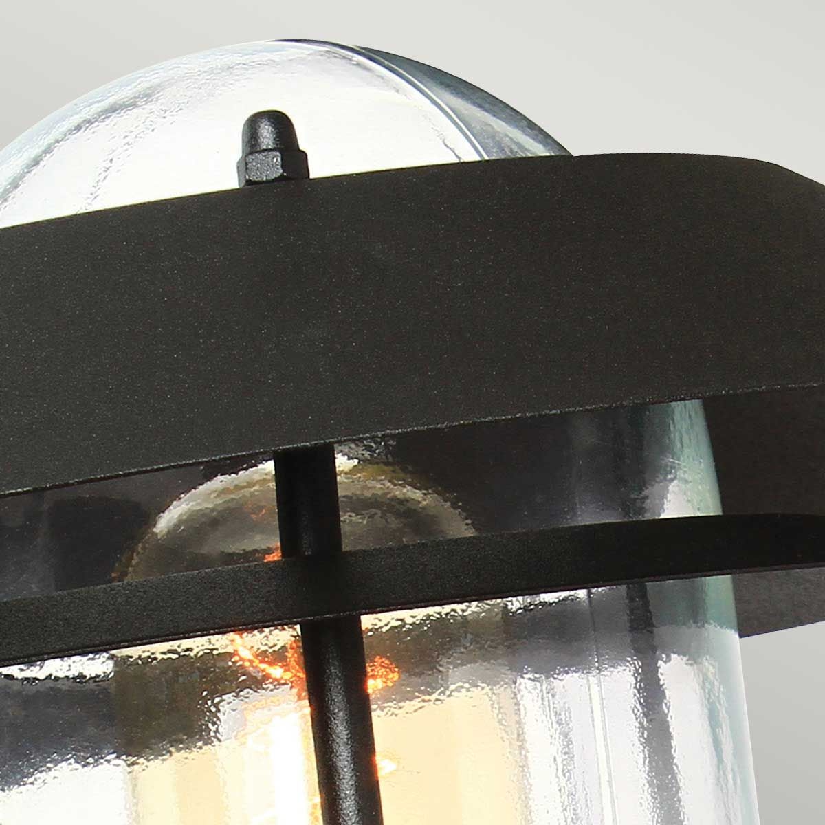 Elstead Helsingor Single PIR Wall Lantern - Black