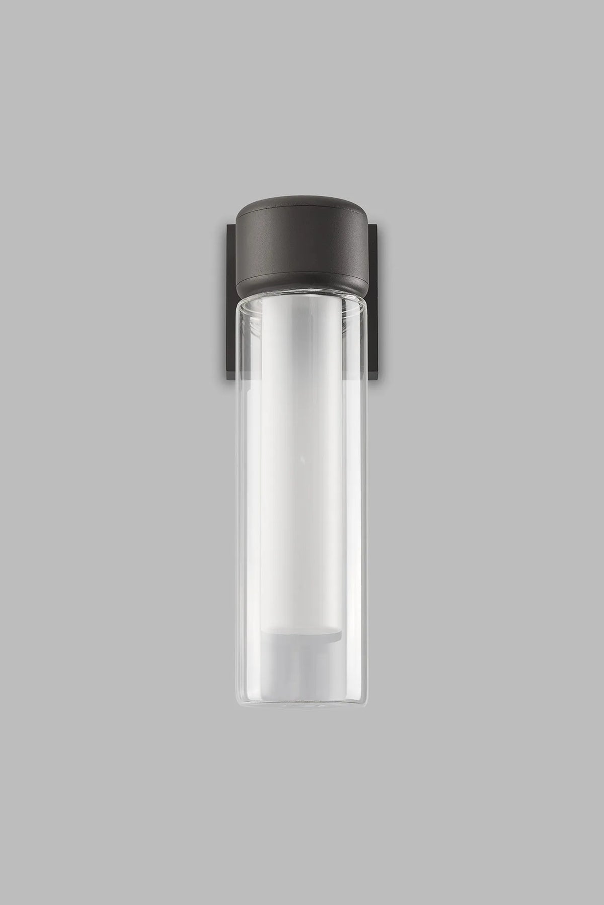 Fabula Henley IP65 1 Light Wall Light – Anthracite & Frosted Glass
