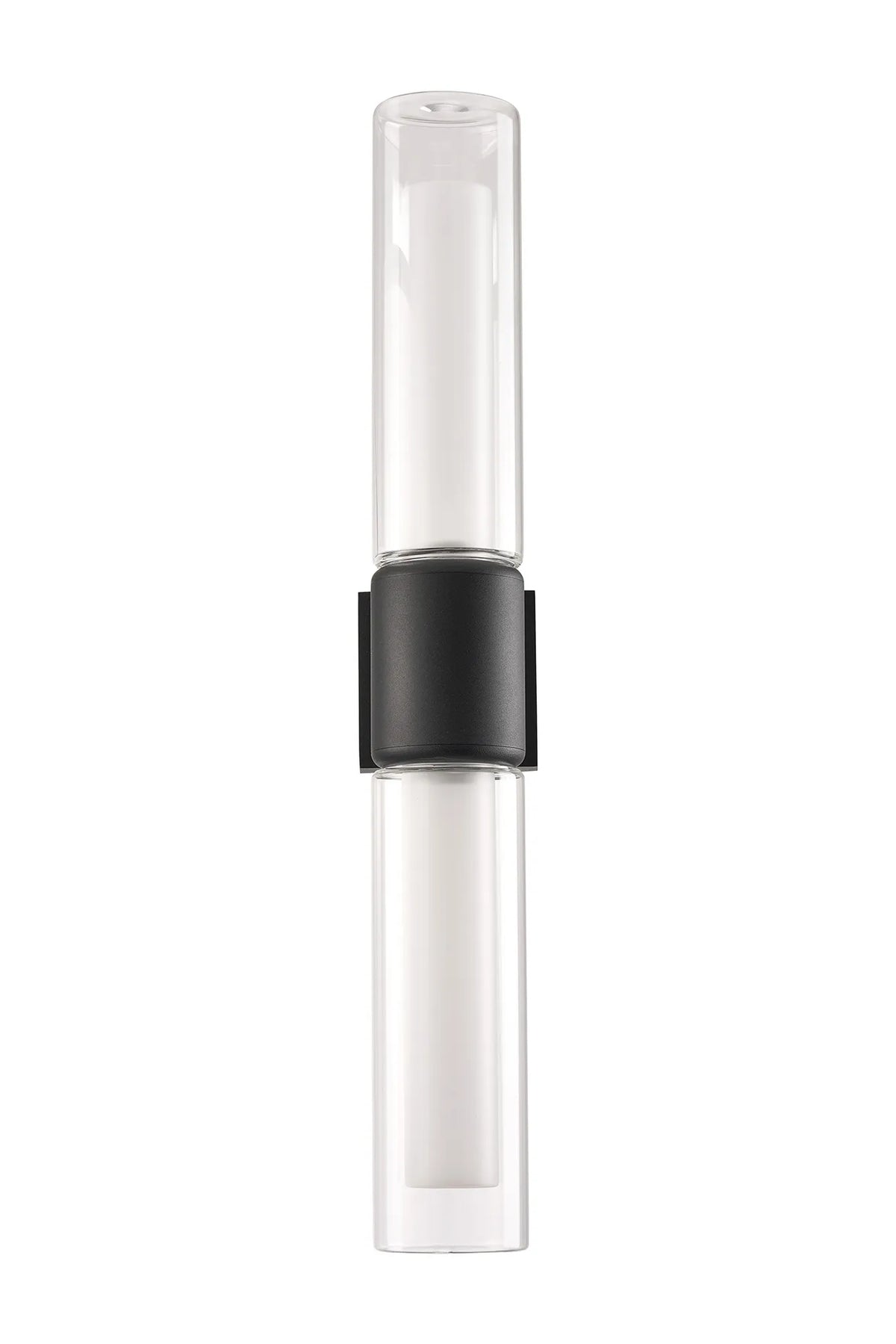 Fabula Henley Lamp 2 x GU10 Wall Light – 12 cm – Black & Clear & Frosted Shade (A) 305mm – IP65