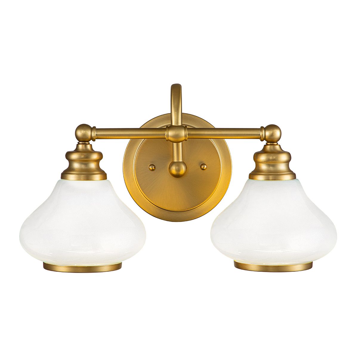 Hinkley Ainsley 2 Light Wall Light - Burnished Brass