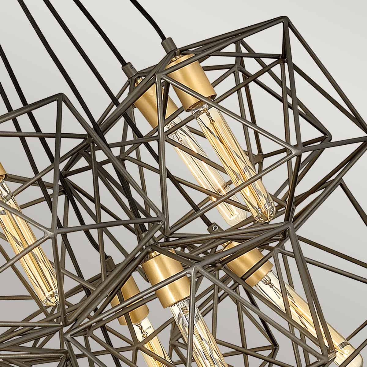 Hinkley Astrid 11 Light Pendant Cluster - Metallic Matte Bronze & Deluxe Gold