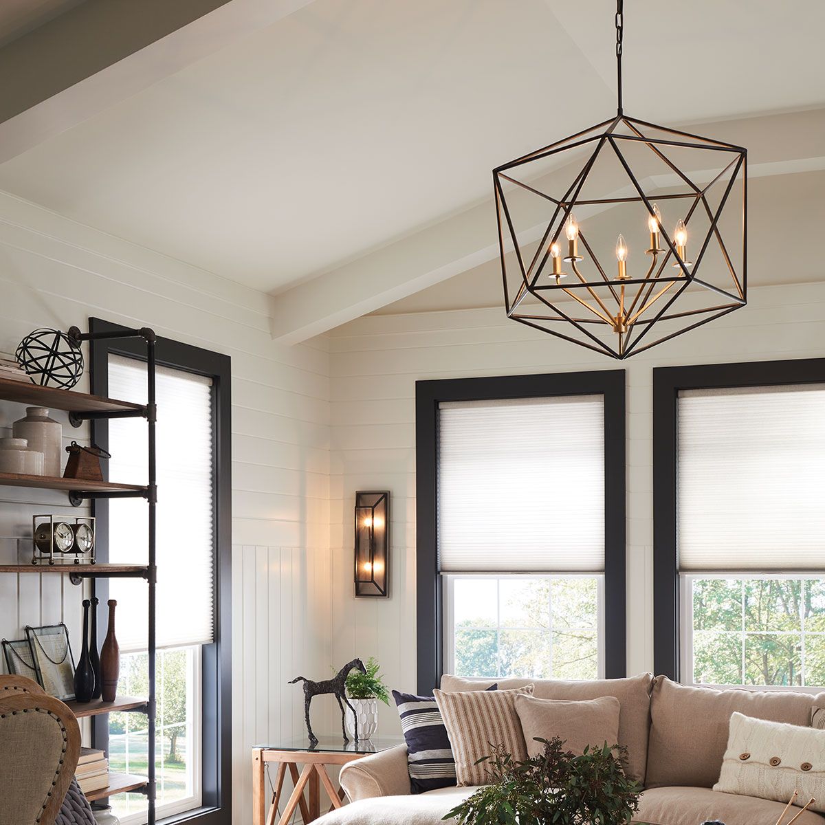 Hinkley Astrid 5 Light Pendant Chandelier - Metallic Matte Bronze
