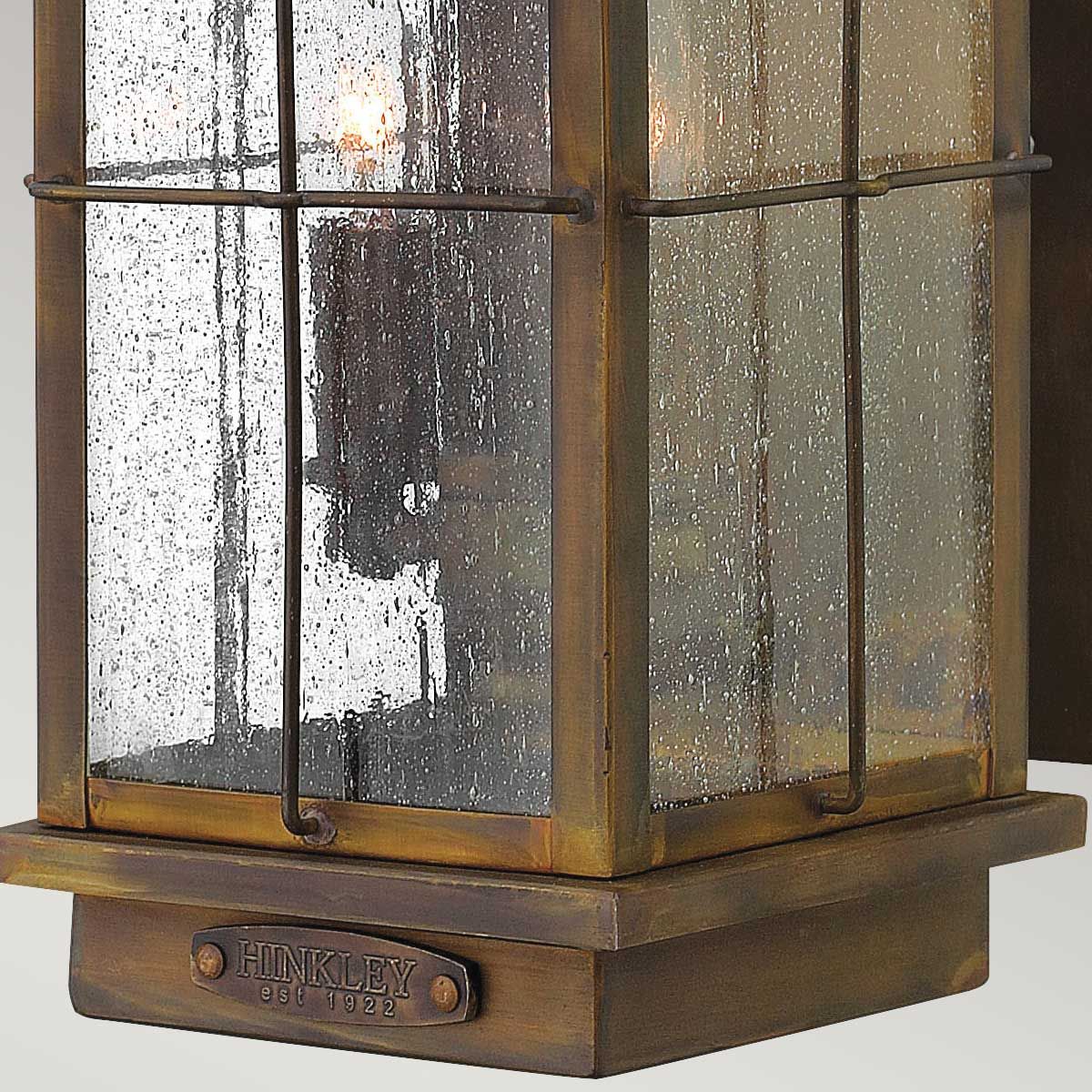 Hinkley Bingham 3 Light Medium Wall Lantern - Sienna