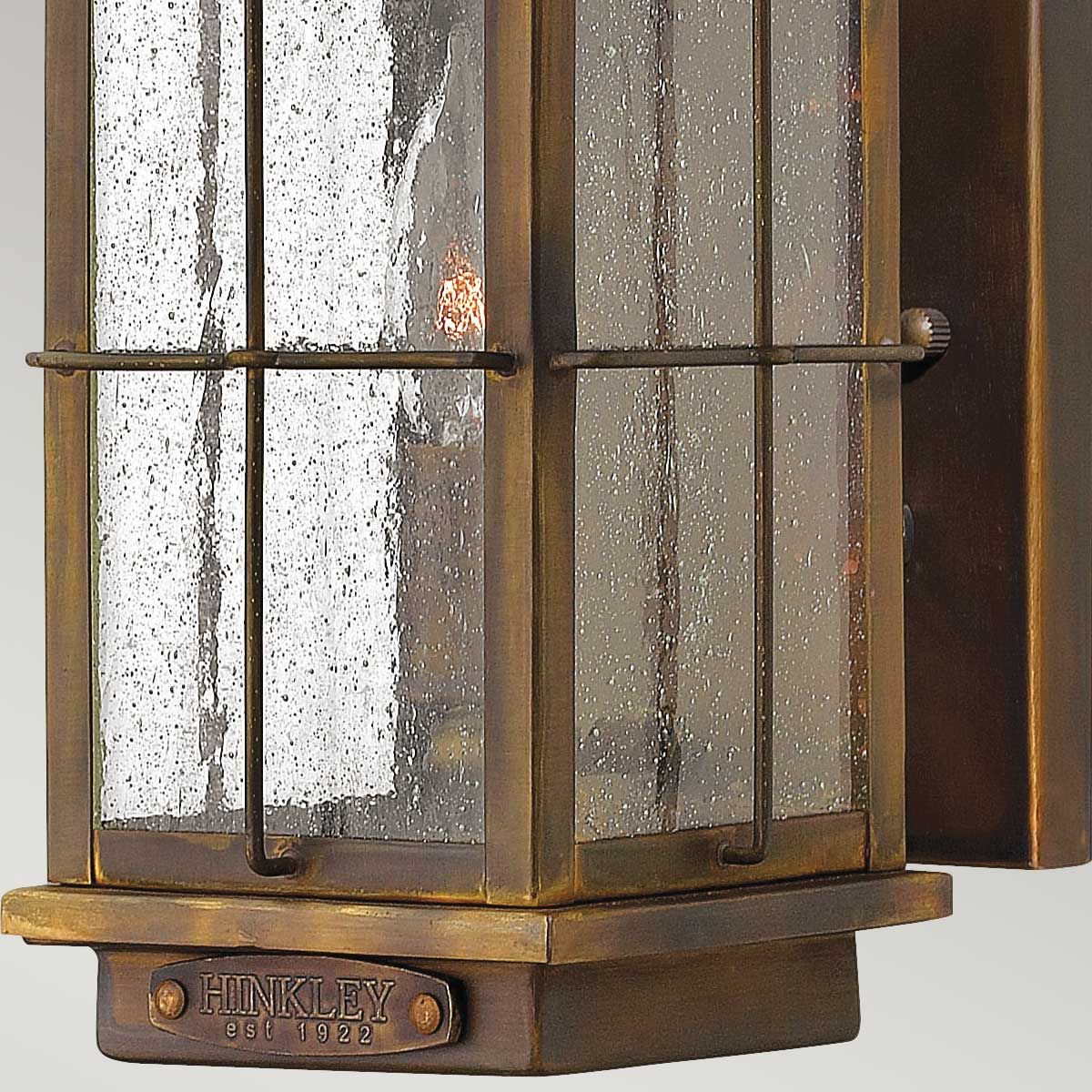 Hinkley Bingham Single Light Small Wall Lantern - Sienna