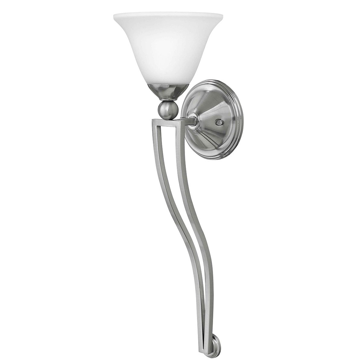 Hinkley Bolla Single Light Wall Torchiere - Brushed Nickel