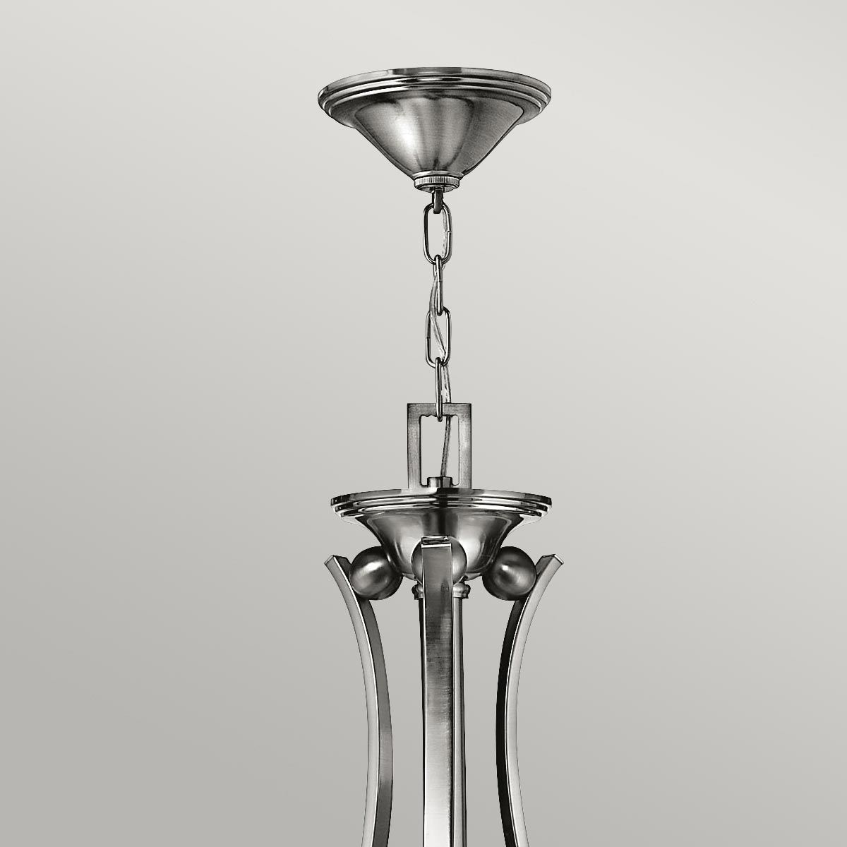 Hinkley Bolla 9 Light Chandelier - Brushed Nickel
