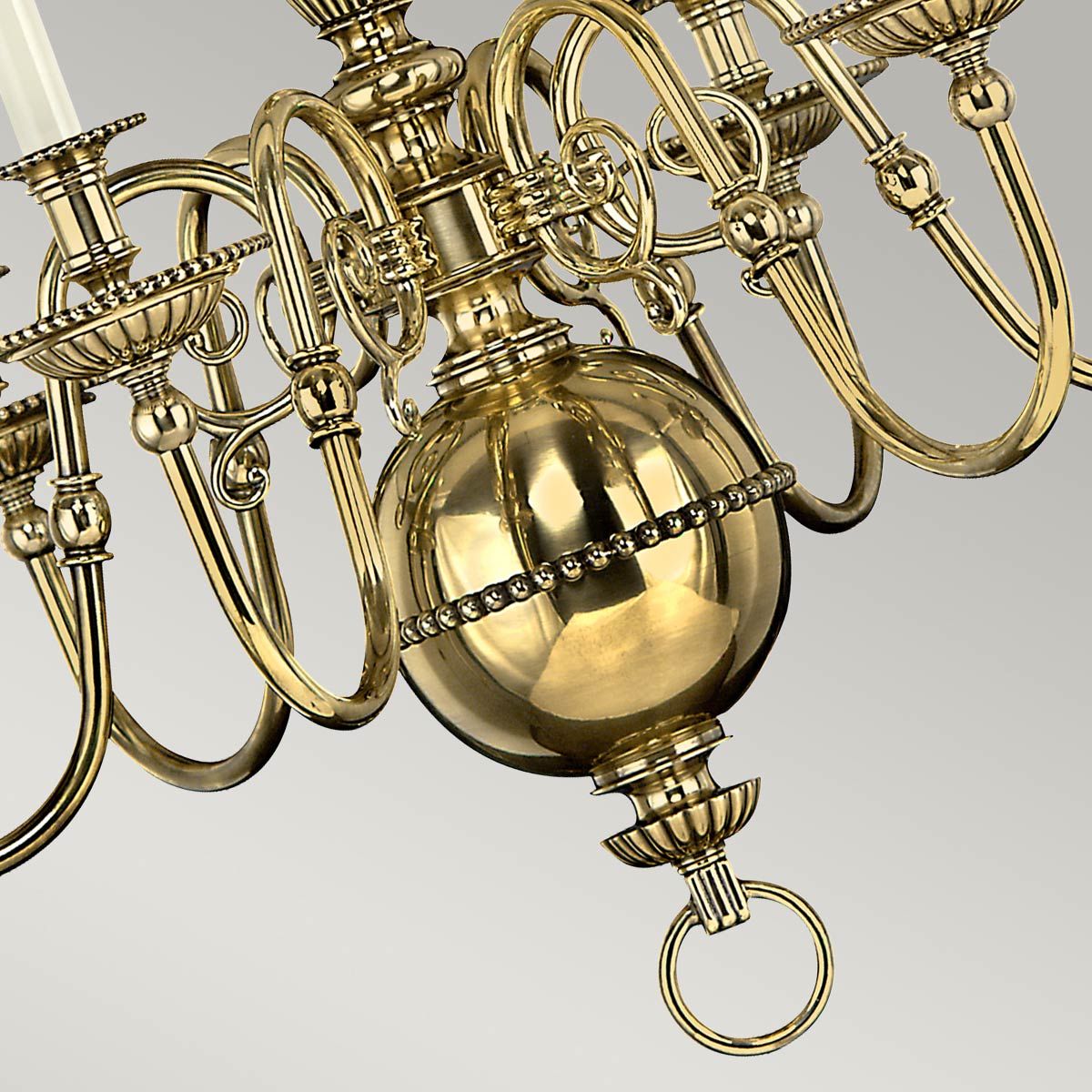 Hinkley Cambridge 6 Light Chandelier - Burnished Brass