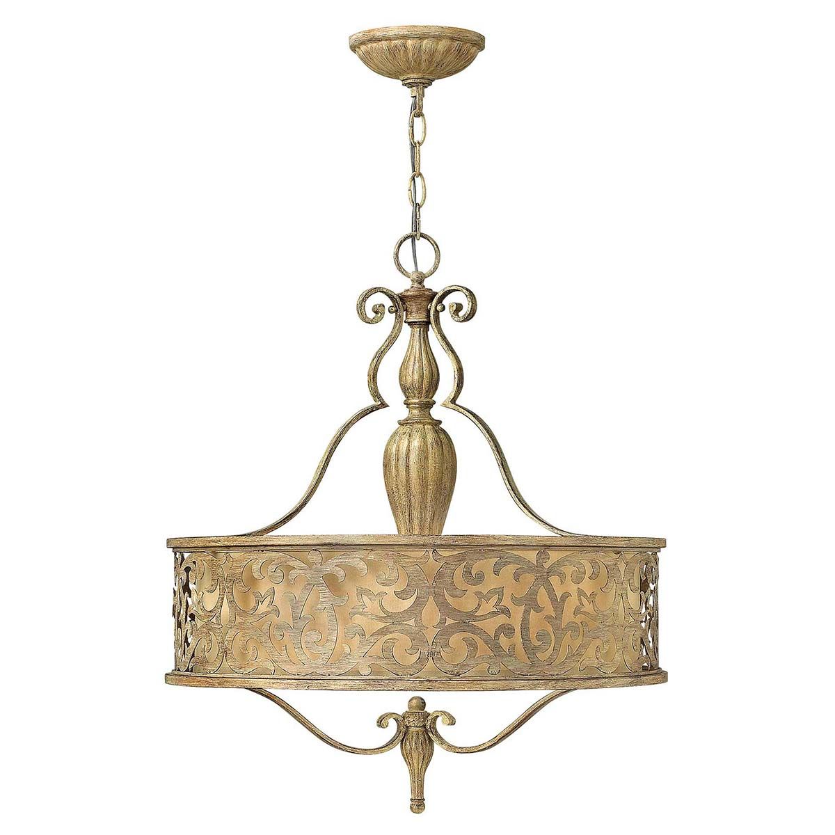 Hinkley Carabel 3 Light Pendant Chandelier - Brushed Champagne