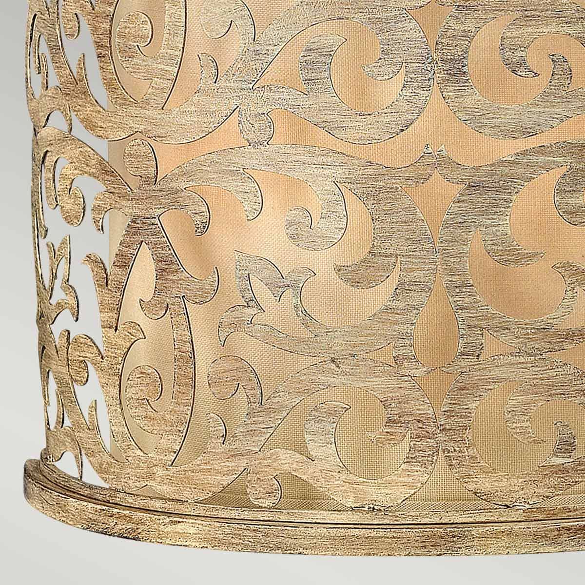 Hinkley Carabel 2 Light Wall Light - Brushed Champagne