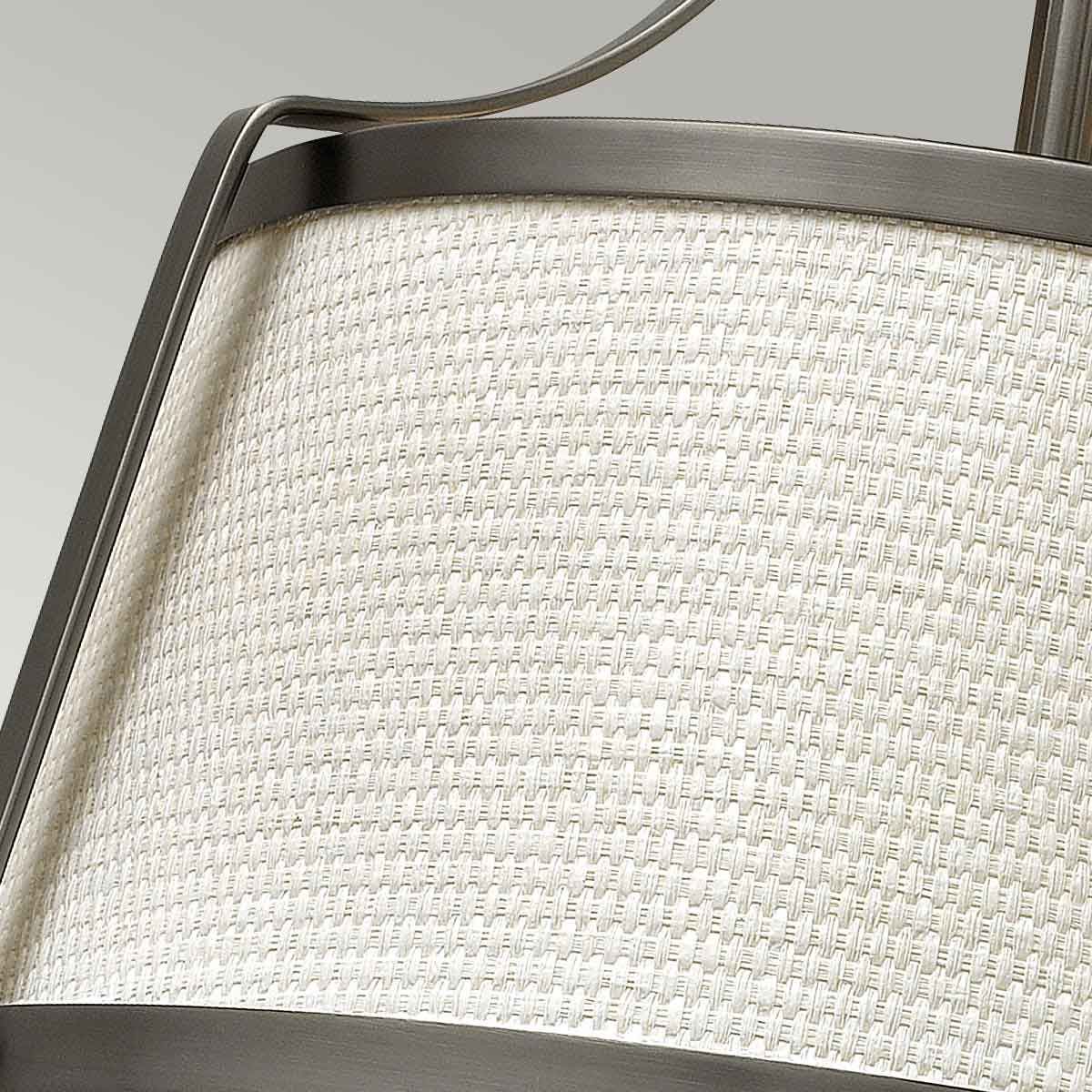 Hinkley Charlotte 3 Light Semi-Flush - Antique Nickel