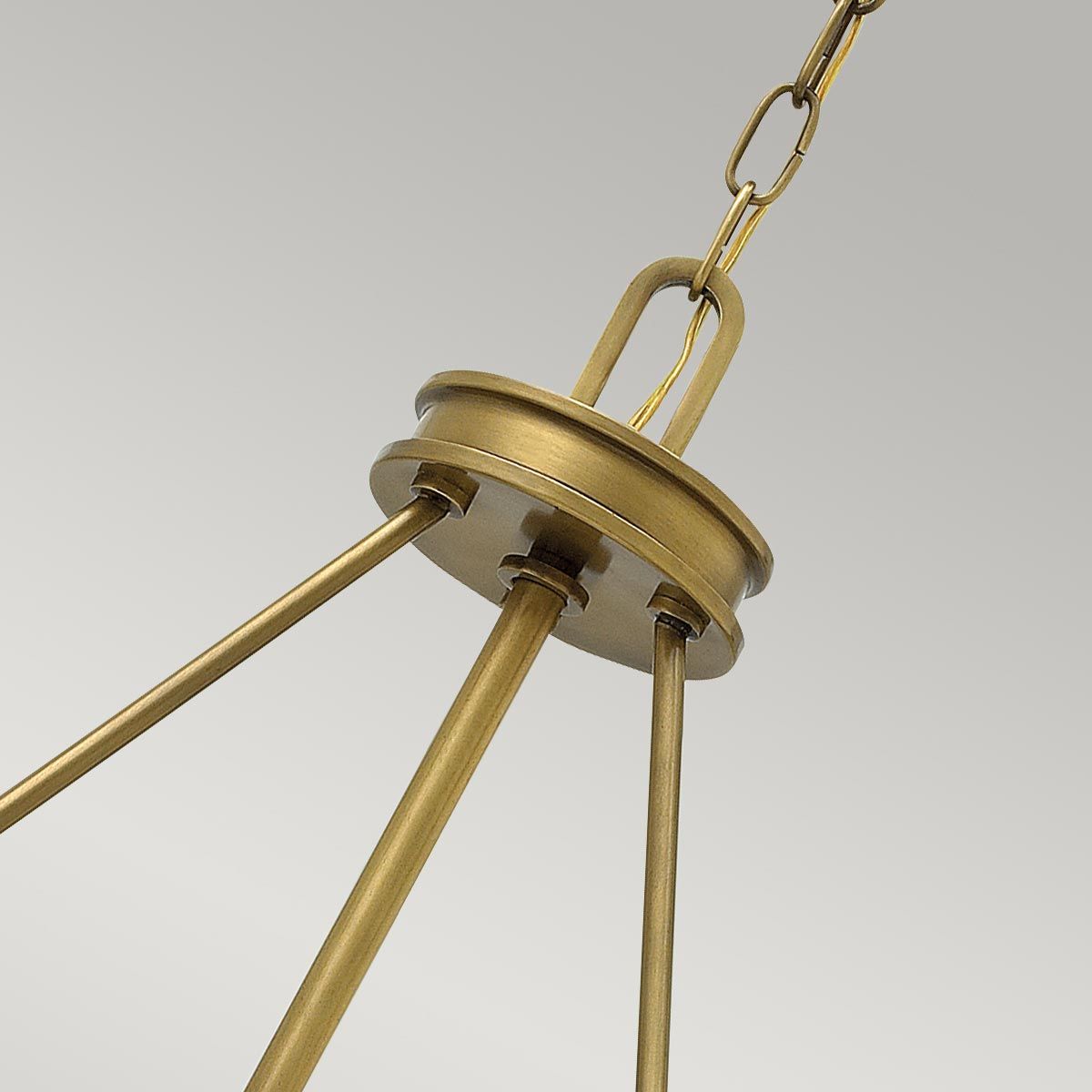 Hinkley Collier 4 Light Pendant - Heritage Brass