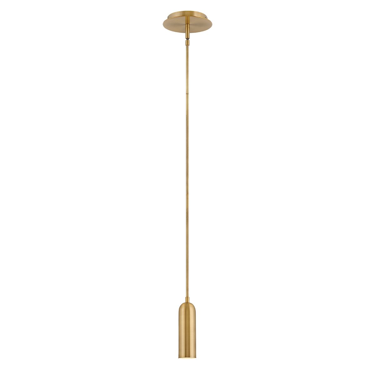 Hinkley Dax 1 Light Mini Pendant - Heritage Brass