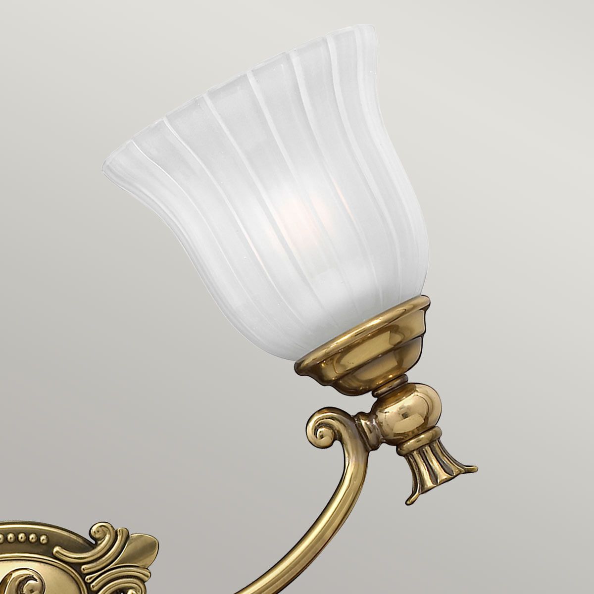 Hinkley Francoise 3 Light Above Mirror Fitting - Burnished Brass