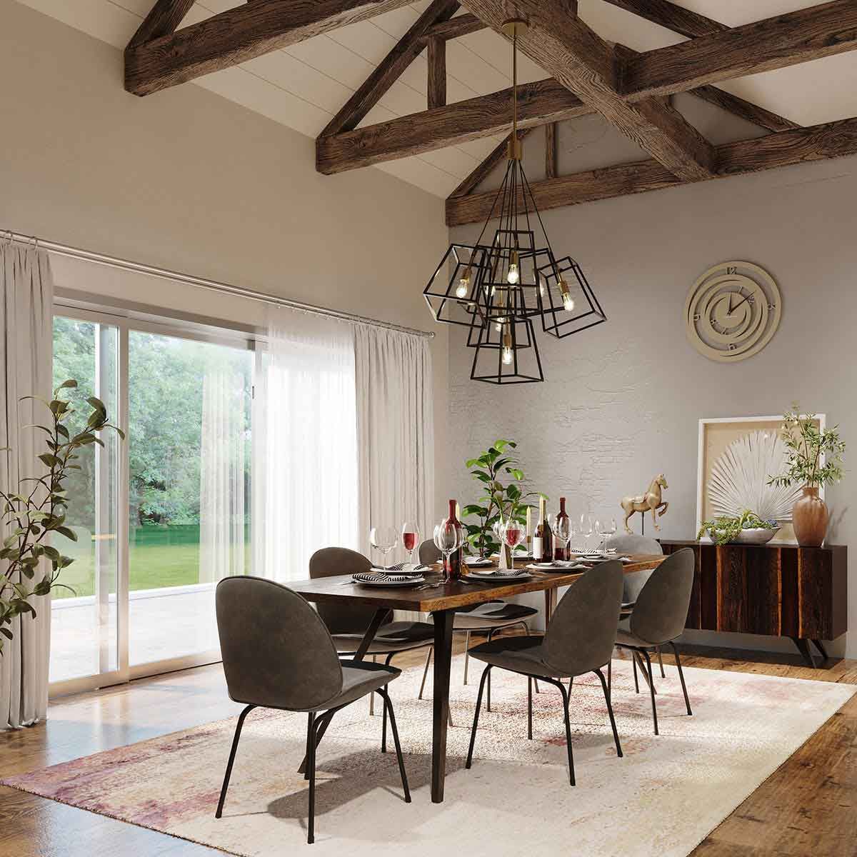 Hinkley Fulton 7 Light Chandelier - Bronze