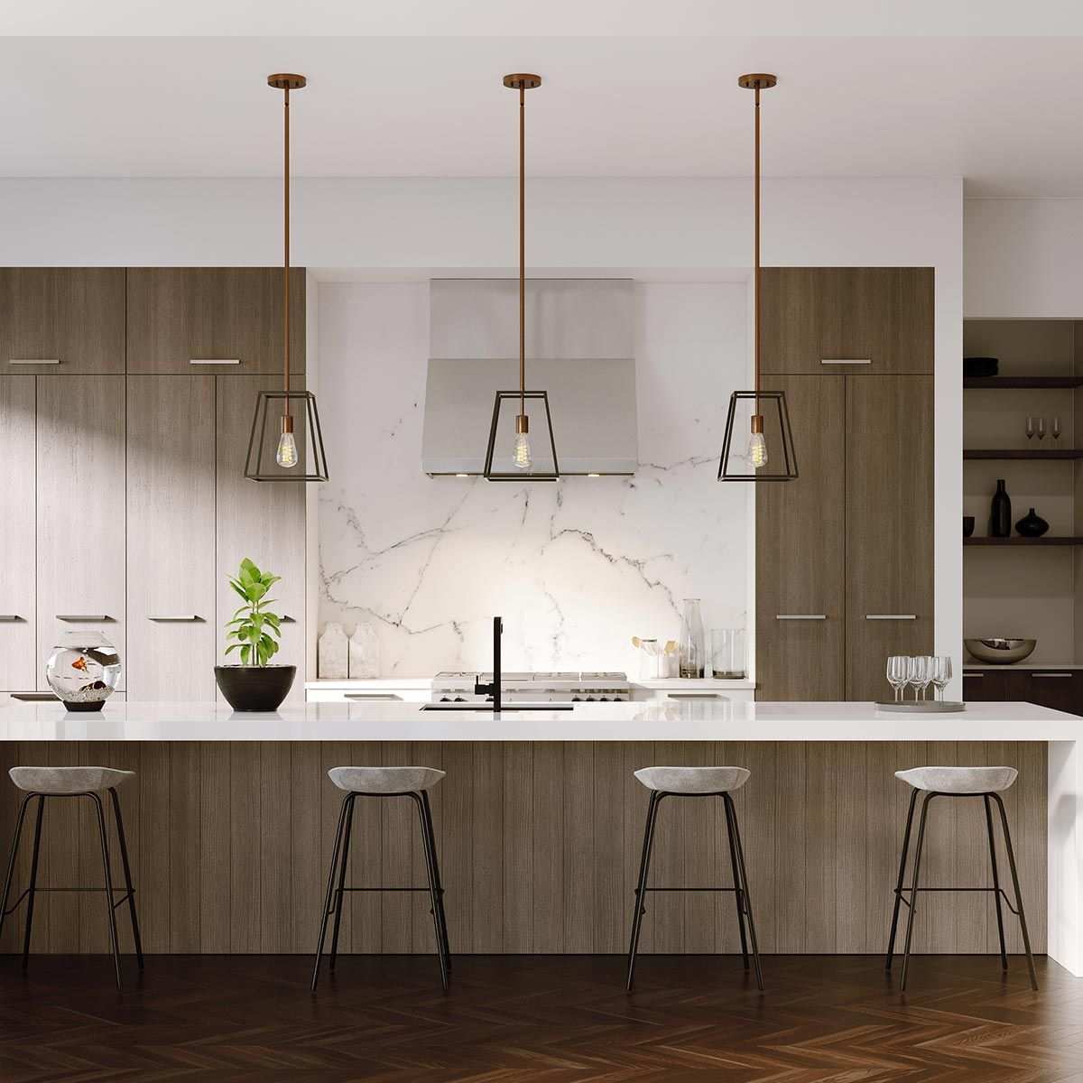 Hinkley Fulton Single Pendant - Bronze