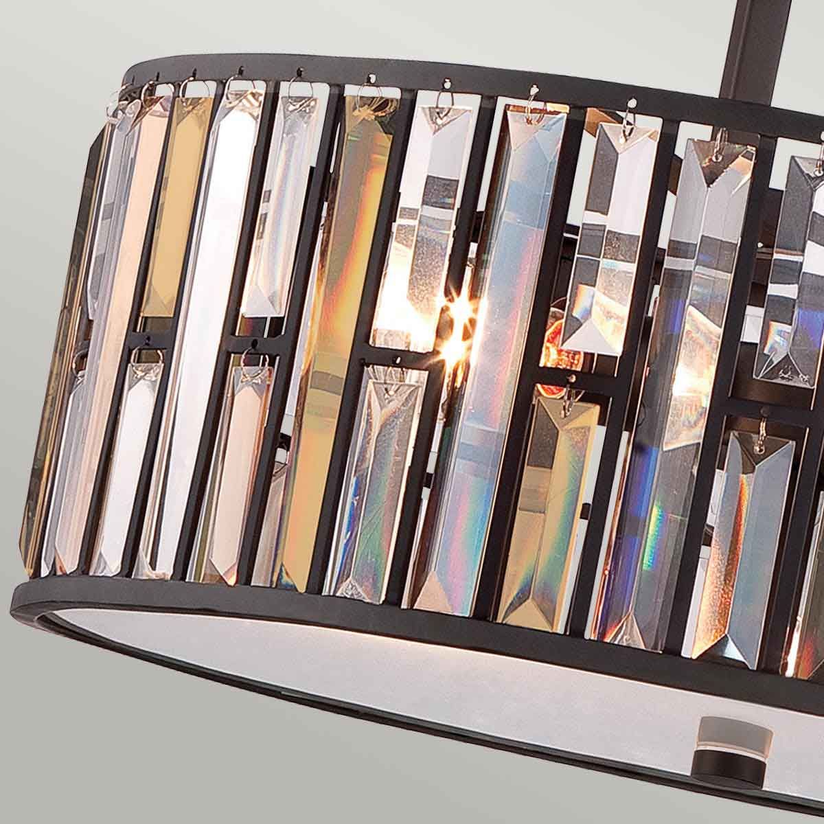 Hinkley Gemma 3 Light Pendant 540mm - Vintage Bronze