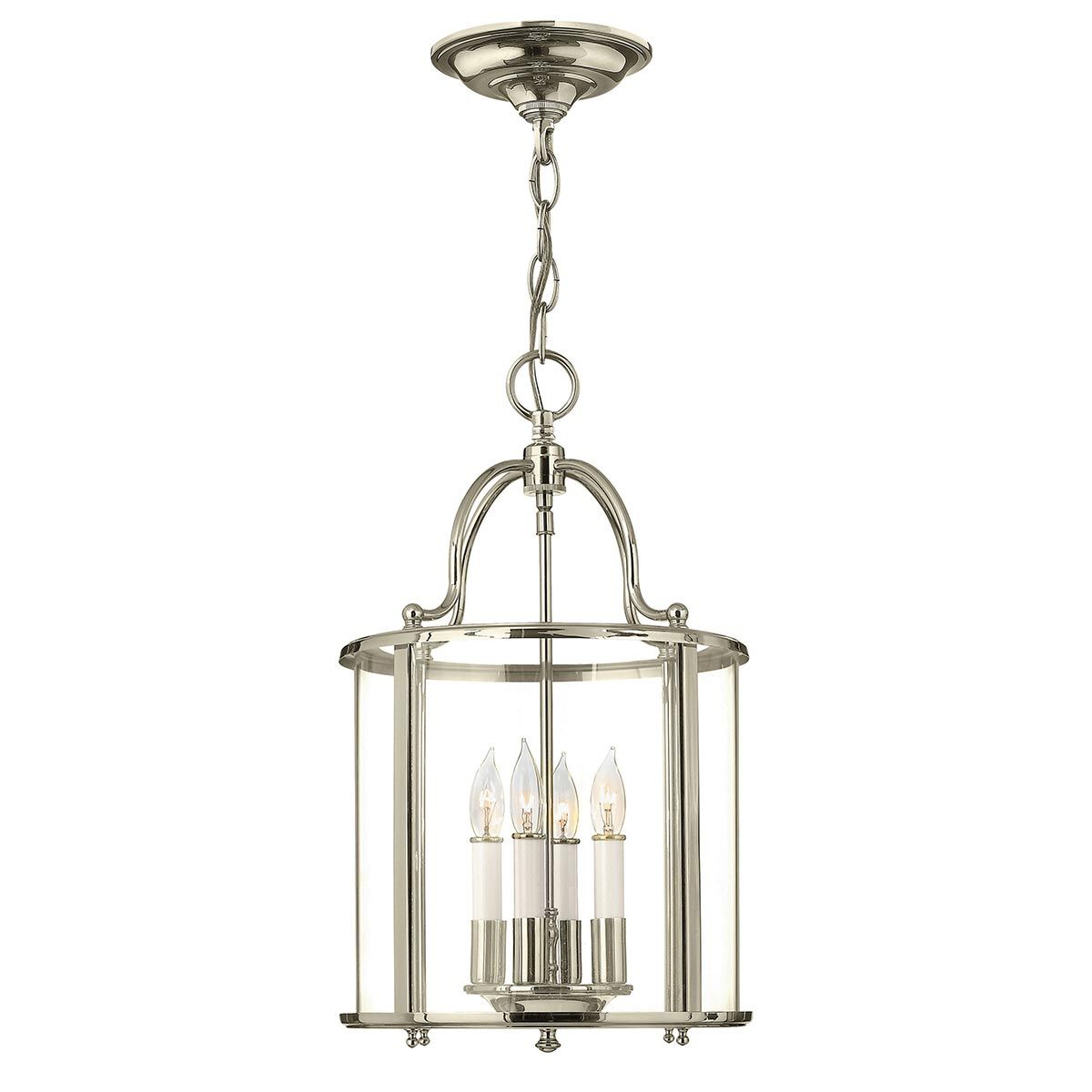 Hinkley Gentry 4 Light Medium Pendant - Polished Nickel