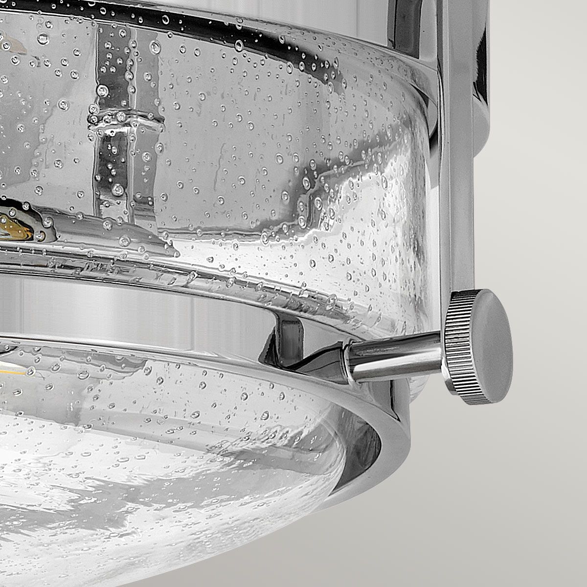 Hinkley Harper Flush - Clear - Polished Chrome