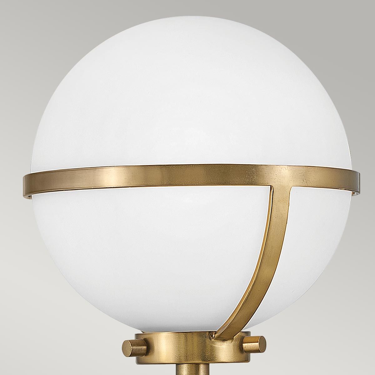 Hinkley Hollis Single Wall Light - Opal - Heritage Brass