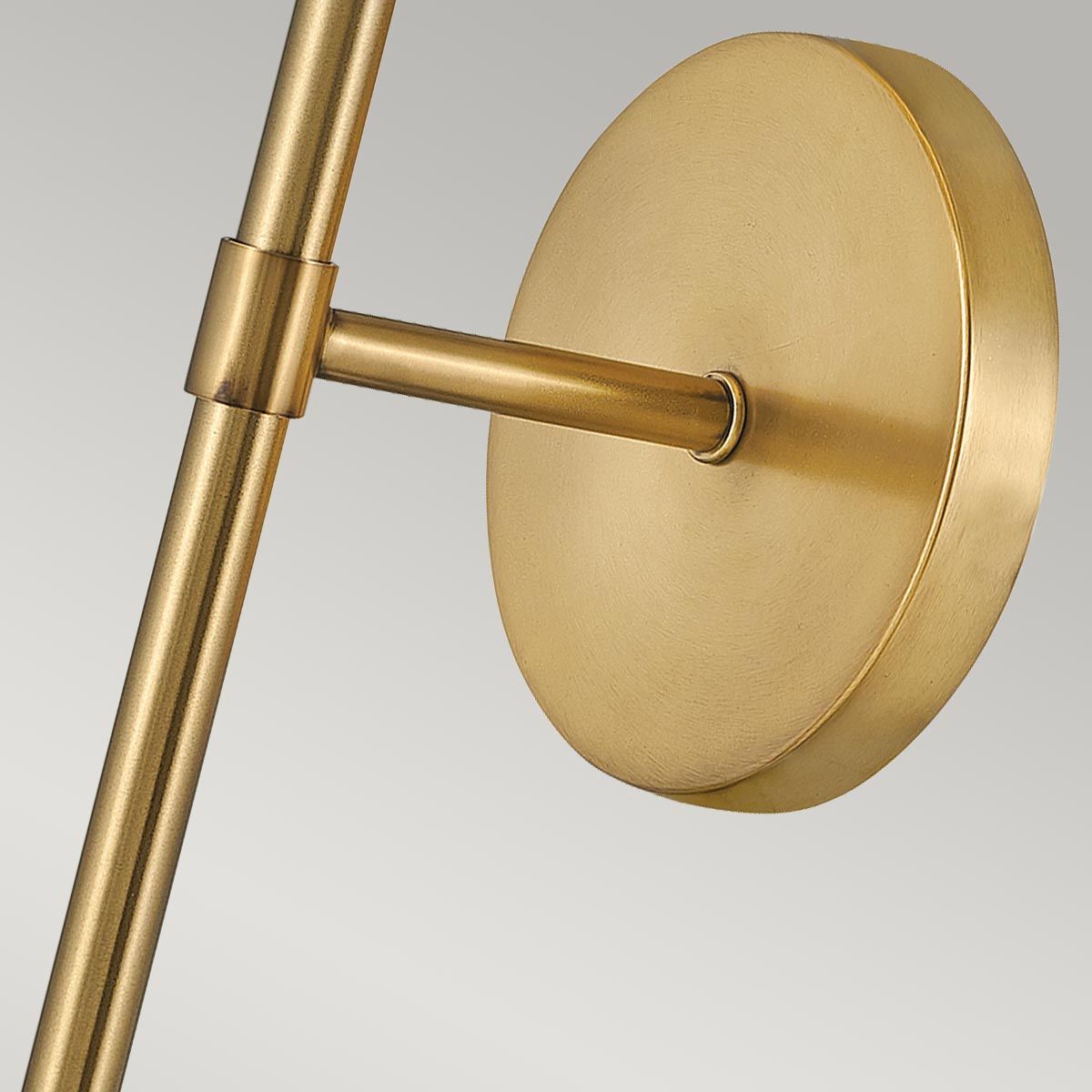 Hinkley Hollis Single Wall Light - Opal - Heritage Brass