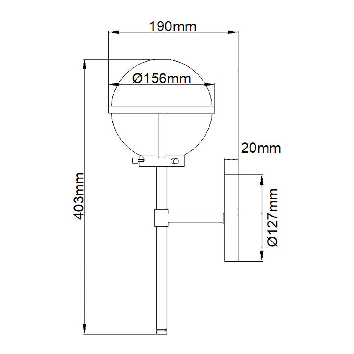 Hinkley Hollis Single Wall Light - Opal - Heritage Brass