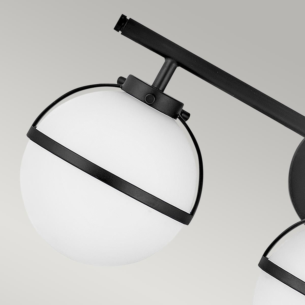 Hinkley Hollis 3 Light Wall Light - Opal - Black