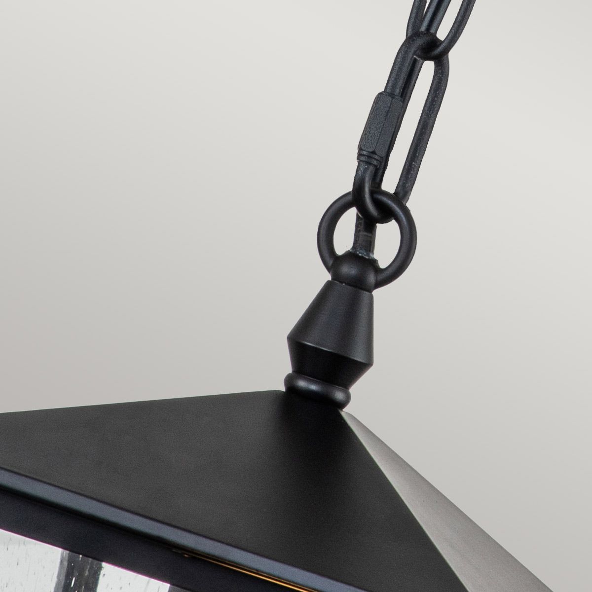Hinkley Huntersfield Single Small Chain Lantern - Black