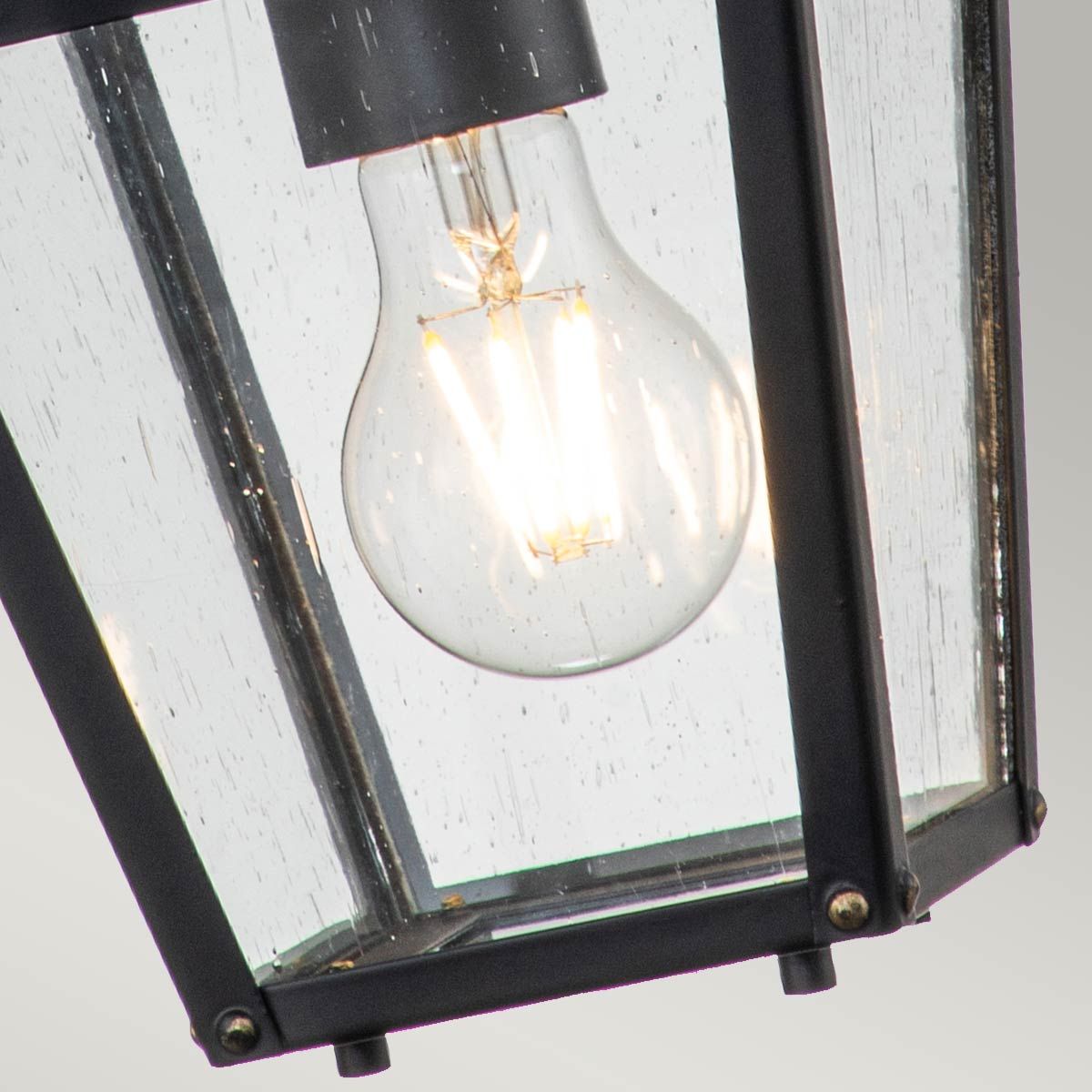 Hinkley Huntersfield Single Small Chain Lantern - Black