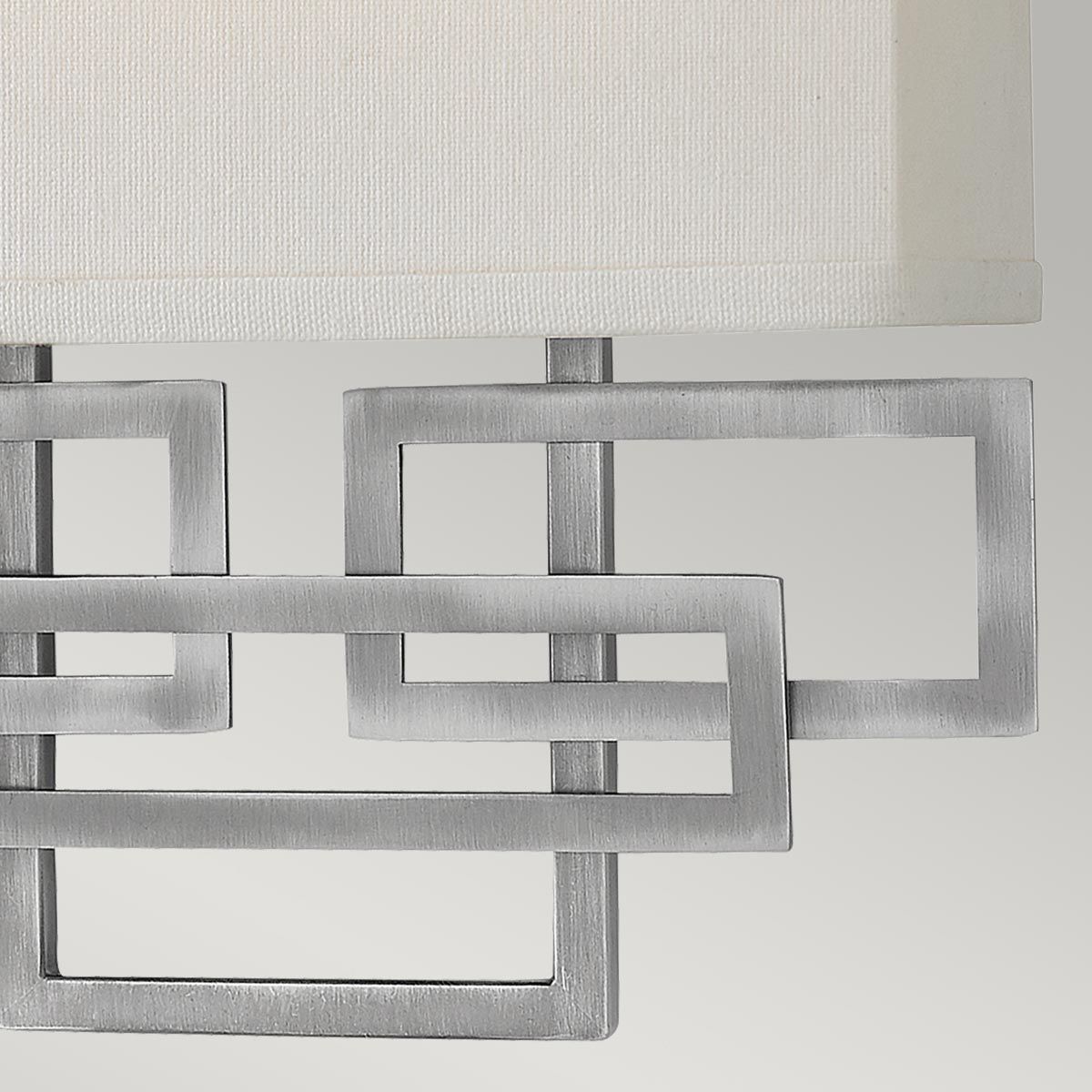 Hinkley Lanza 2 Light Wall Light - Antique Nickel