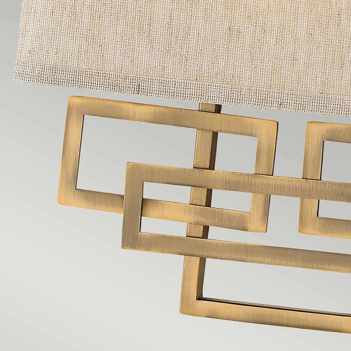 Hinkley Lanza 2 Light Wall Light - Brushed Bronze