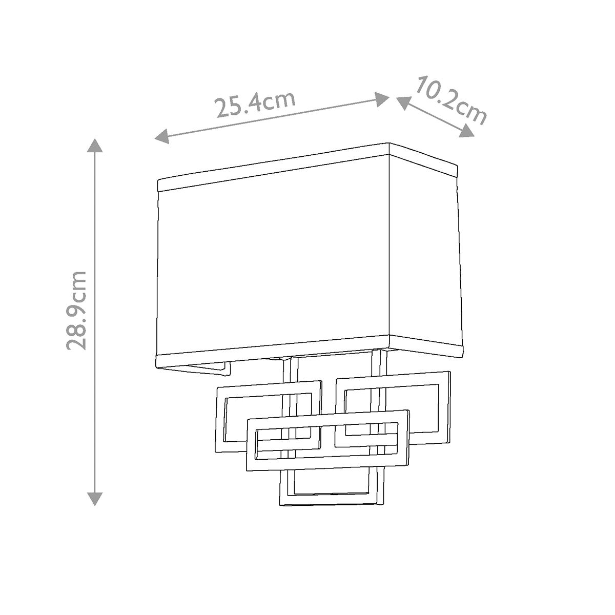 Hinkley Lanza 2 Light Wall Light - Brushed Bronze