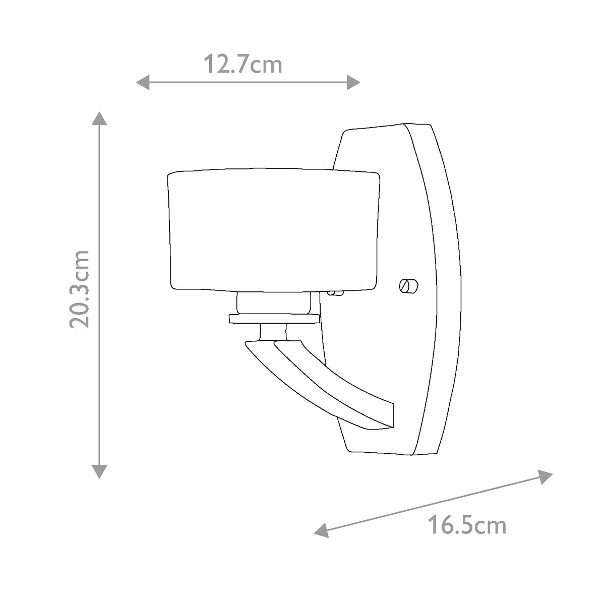 Hinkley Meridian Single Wall Light - Polished Chrome