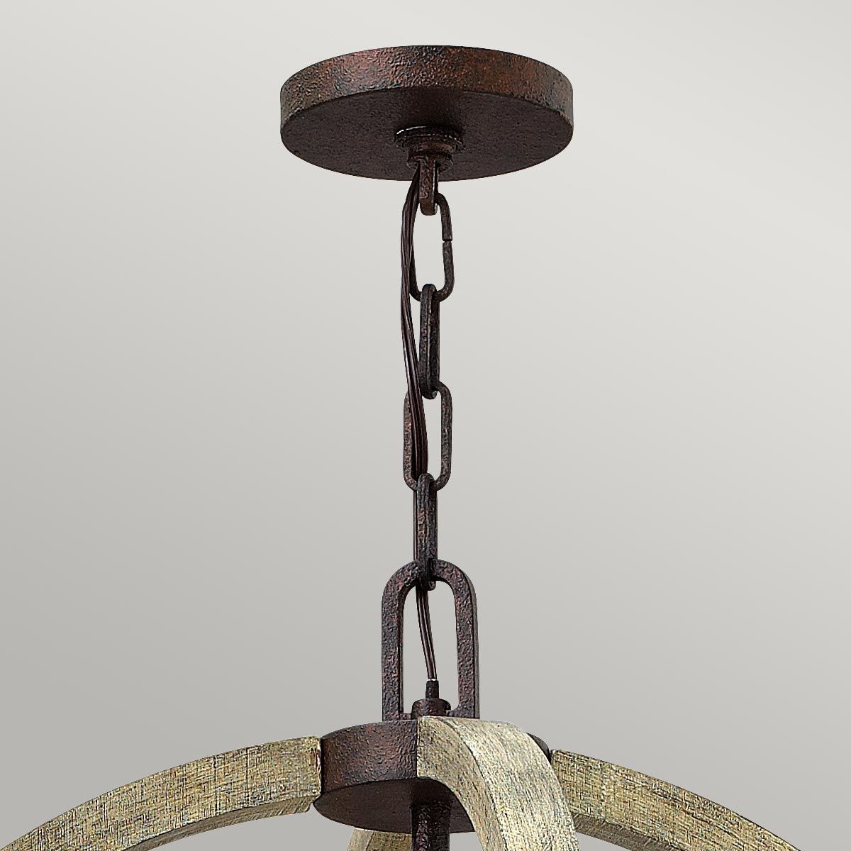 Hinkley Middlefield 4 Light Chandelier - Iron Rust