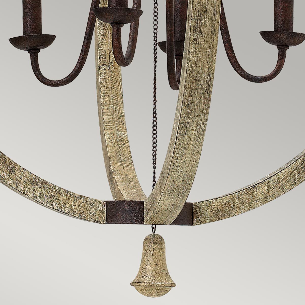 Hinkley Middlefield 4 Light Chandelier - Iron Rust