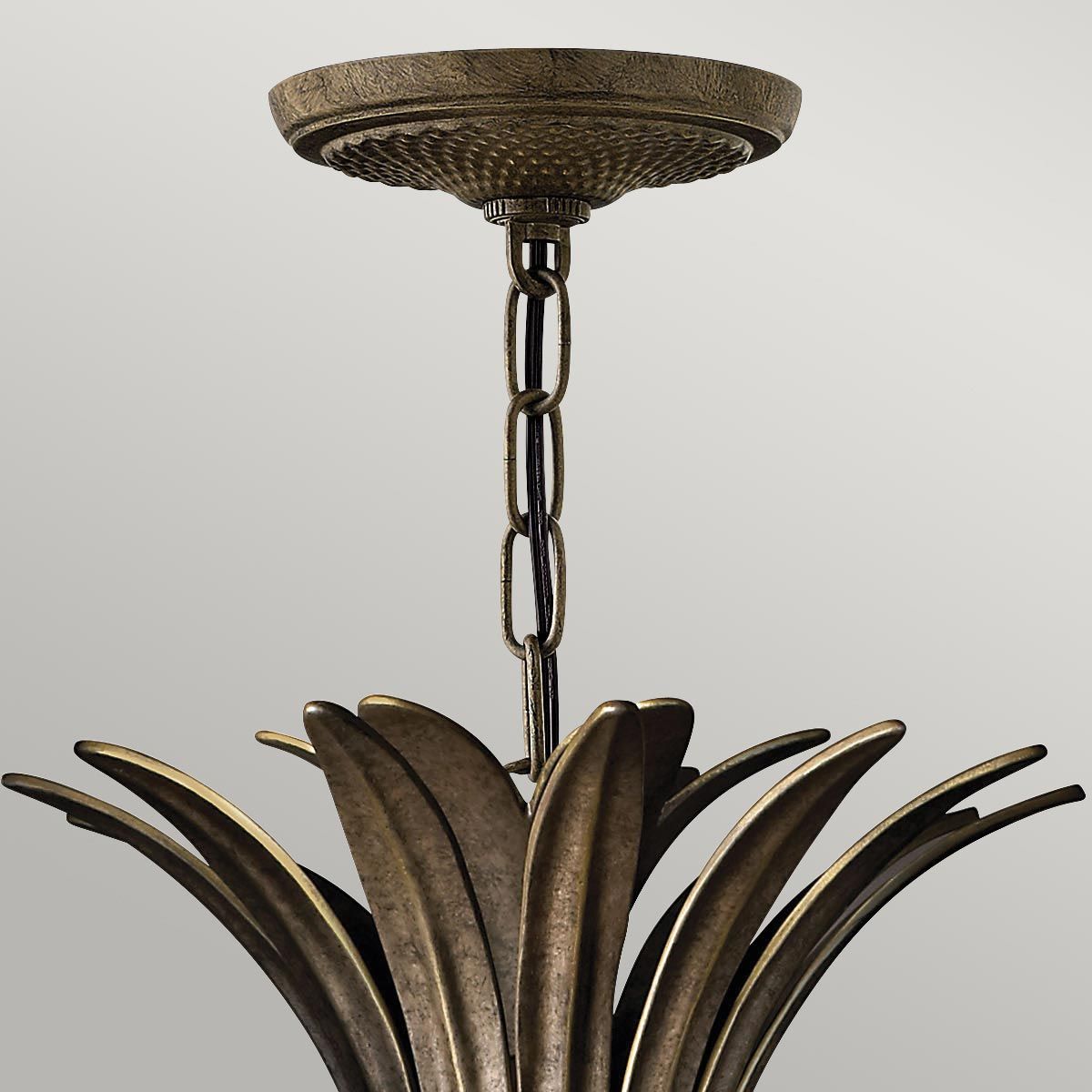 Hinkley Plantation 4 Light Pendant - Pearl Bronze