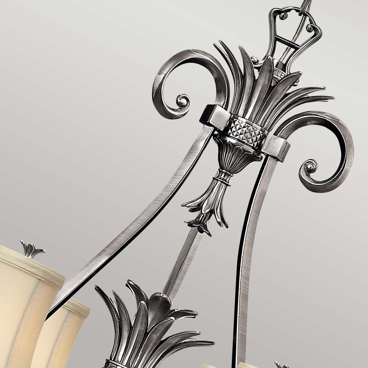 Hinkley Plantation 7 Light Chandelier - Polished Antique Nickel
