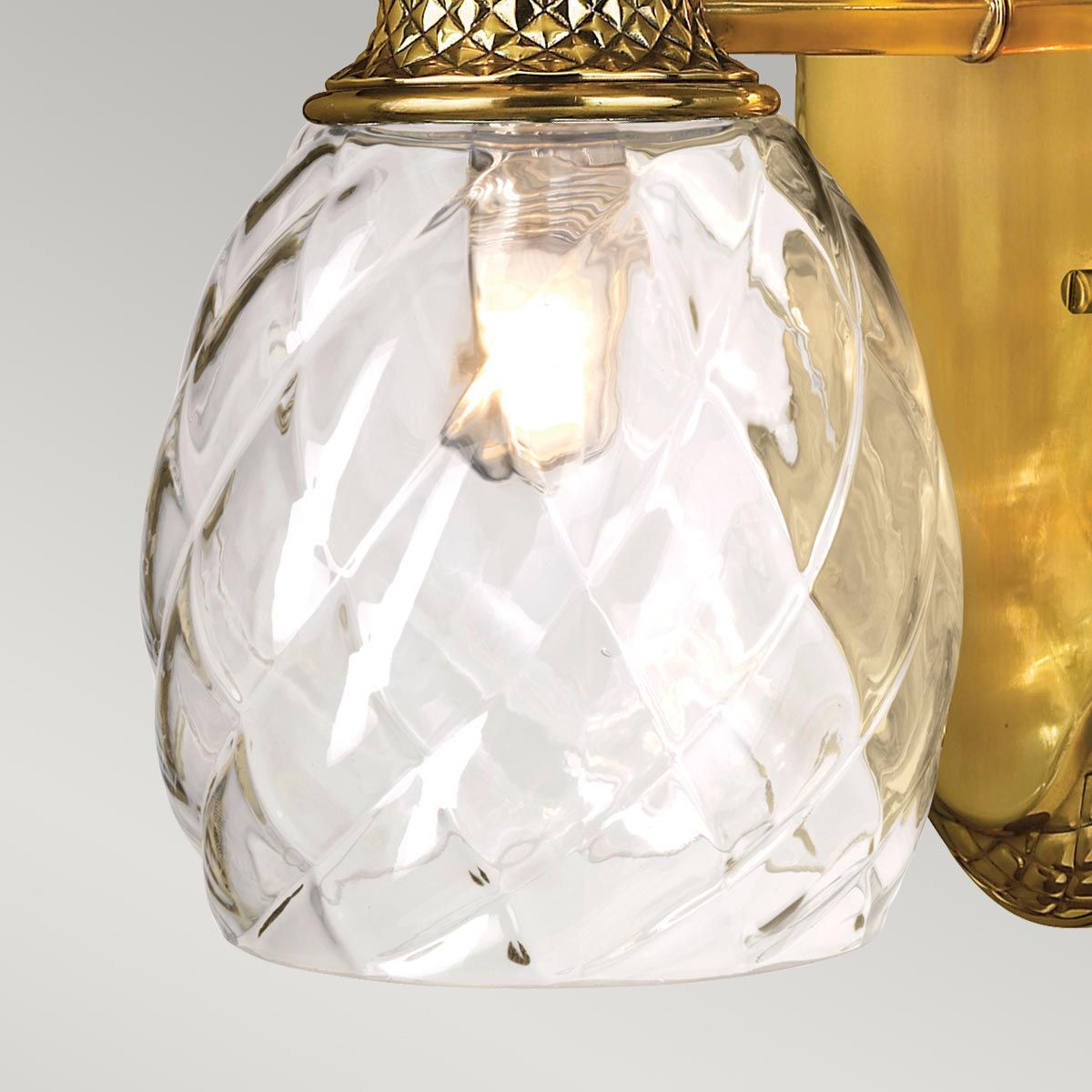 Hinkley Plantation (Bath) Single Wall Light - Burnished Brass