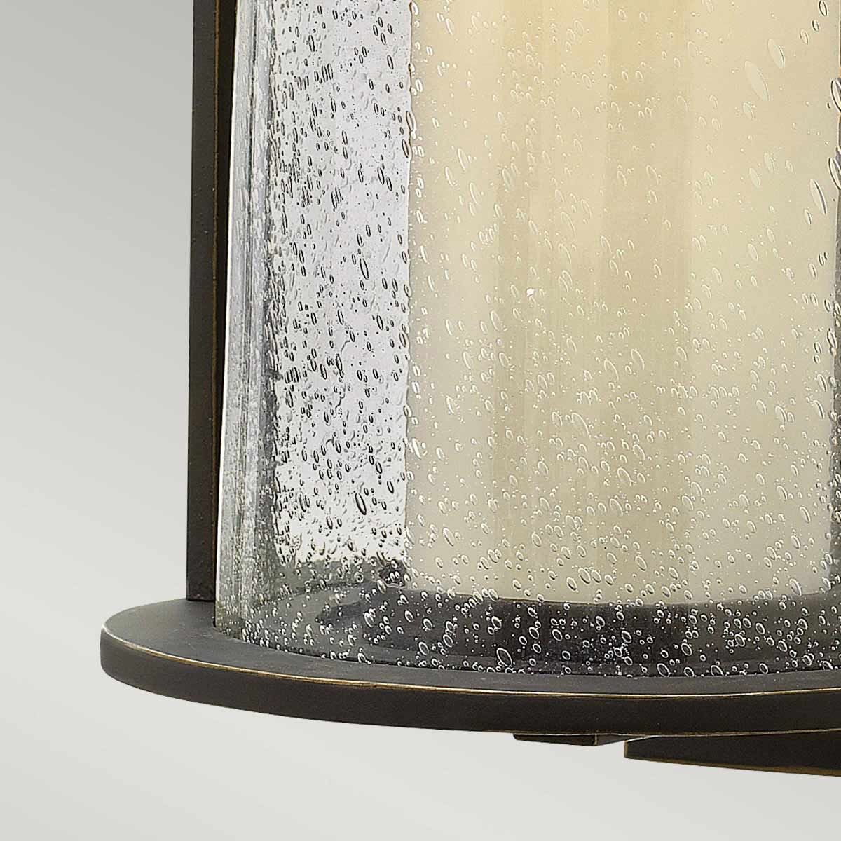 Hinkley Quincy Single Medium Wall Lantern - Oil Rubbed Bronze