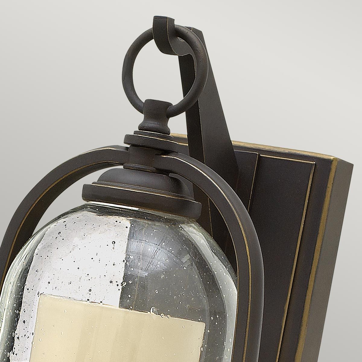 Hinkley Quincy Single Small Wall Lantern - Oil Rubbed Bronze