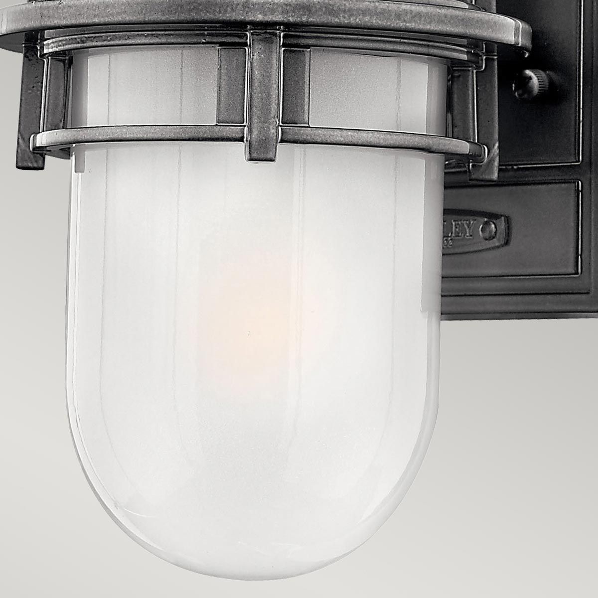 Hinkley Reef Single Mini Wall Lantern - Hematite