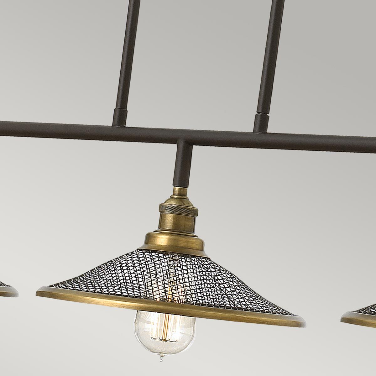 Hinkley Rigby 3 Light Island Chandelier - Buckeye Bronze