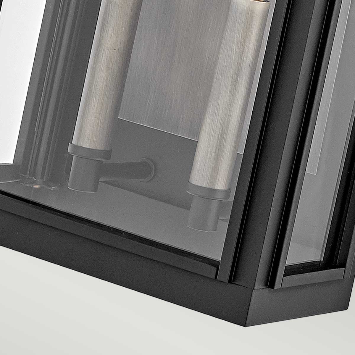 Hinkley Sag Harbor 2 Light Medium Wall Lantern - Black