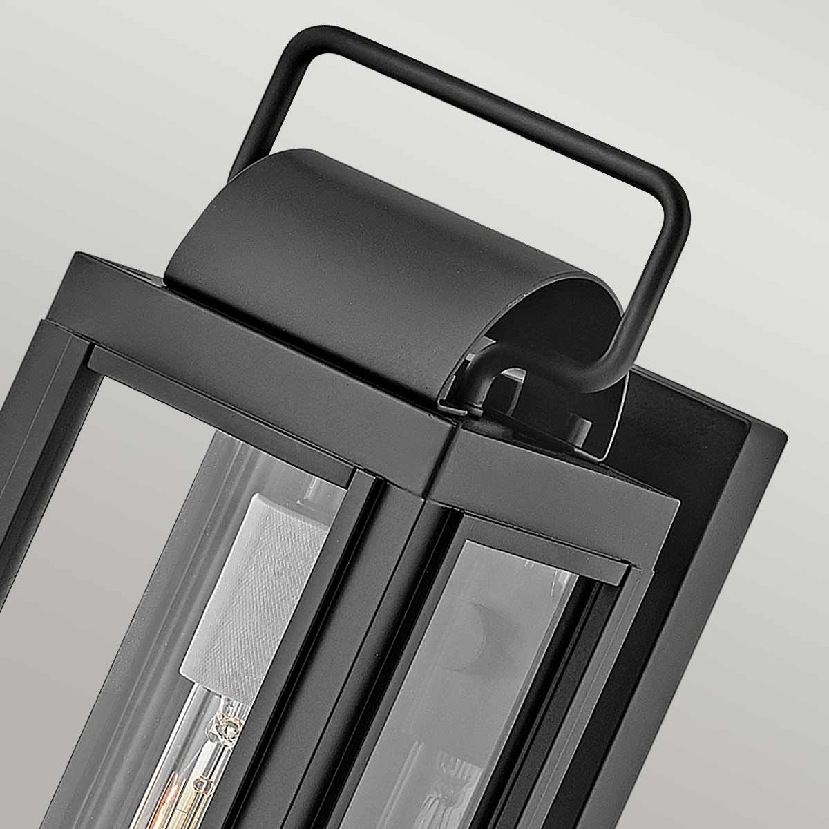Hinkley Sag Harbor Single Small Wall Lantern - Black