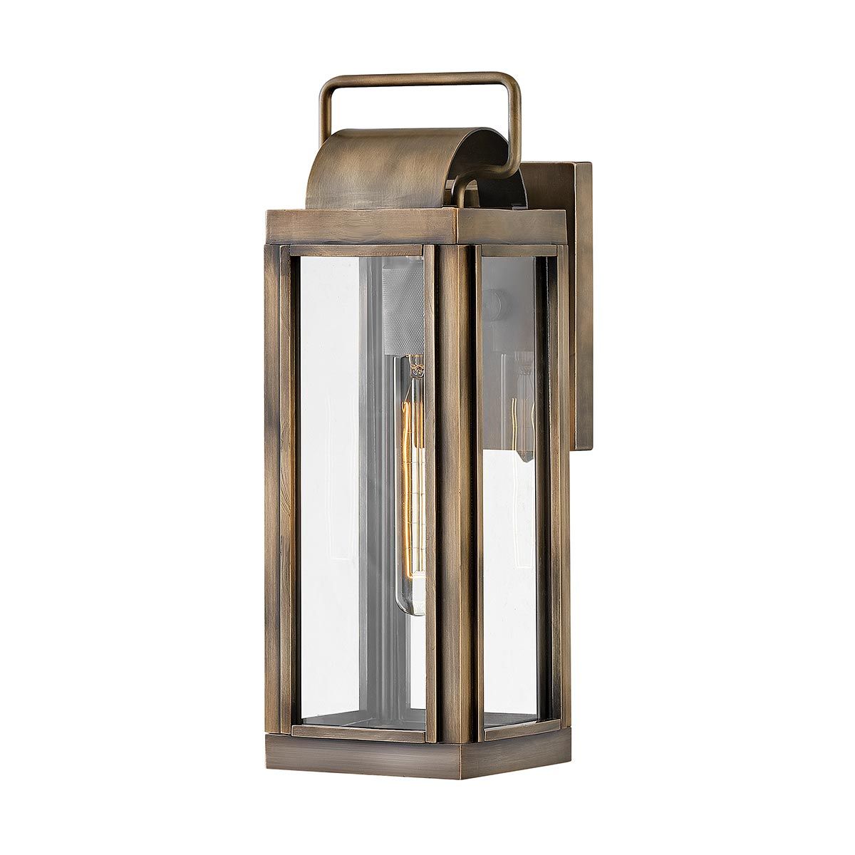 Hinkley Sag Harbor Single Small Wall Lantern - Painted Burnished Bronze
