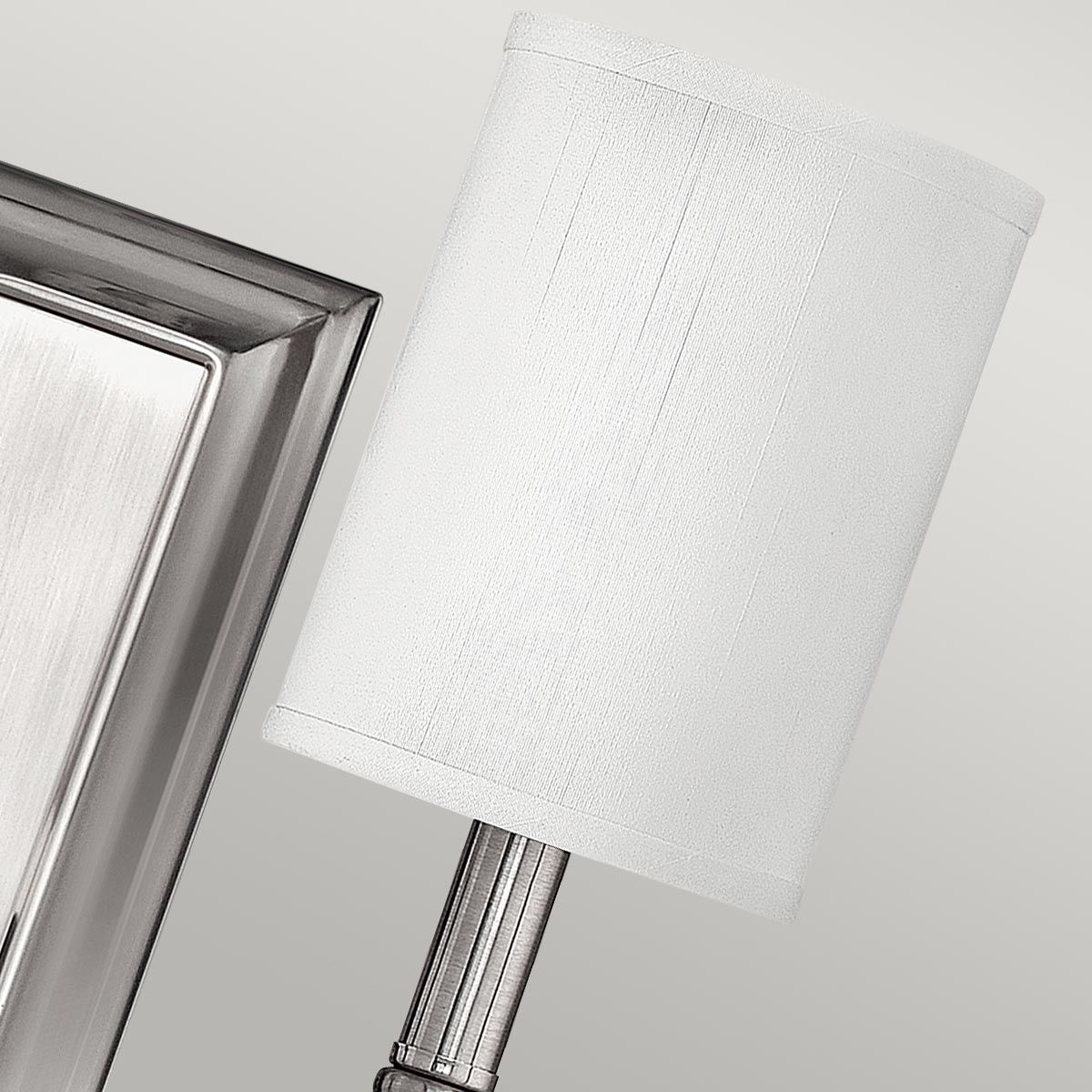 Hinkley Sussex 2 Light Wall Light - Brushed Nickel