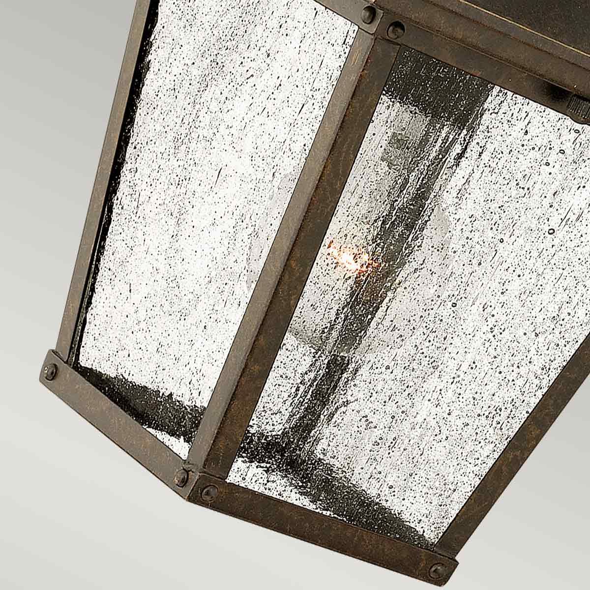 Hinkley Trellis Single Small Wall Lantern - Regency Bronze
